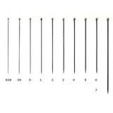 Agujas entomológicas 0.40x38 mm (1). Bolsa 100 piezas