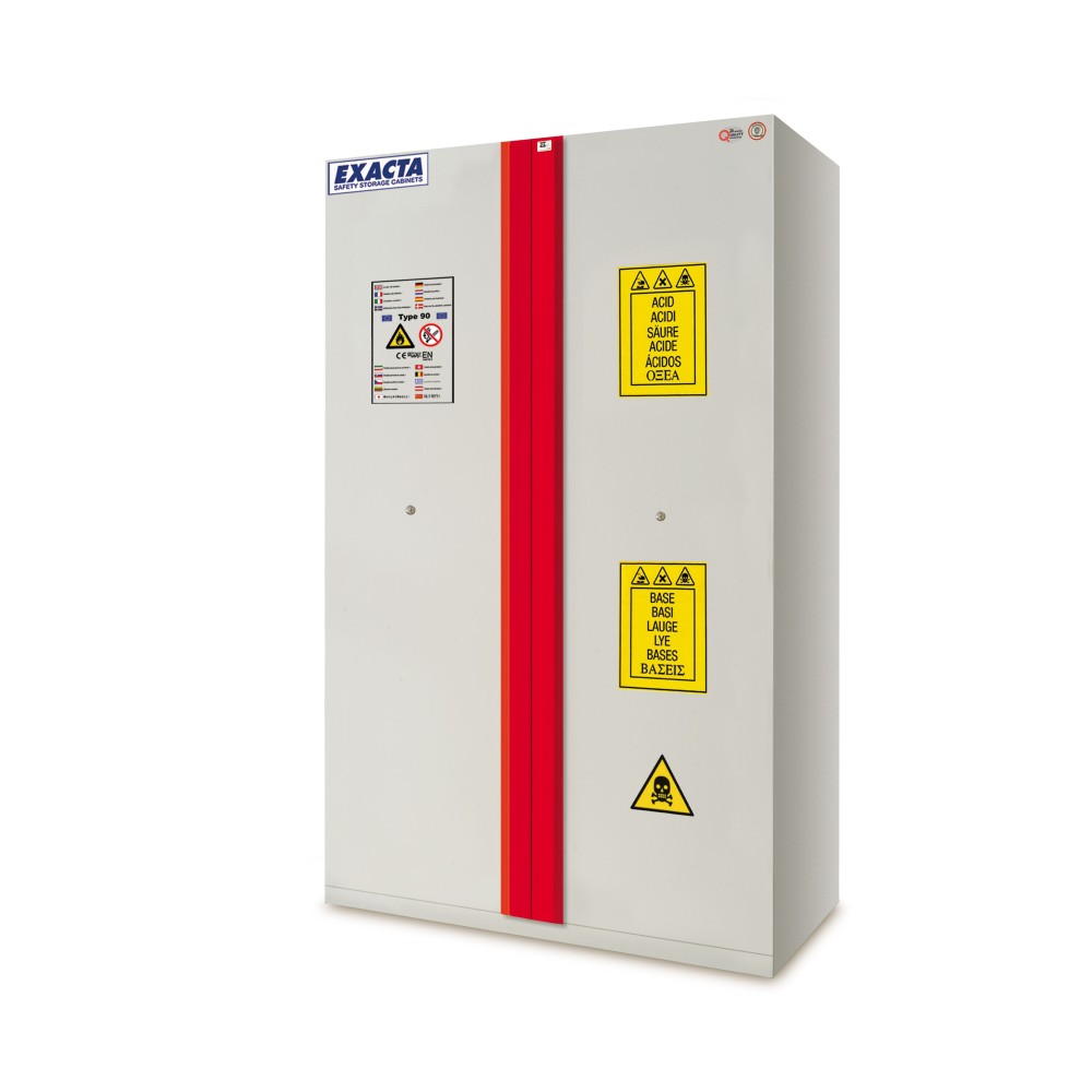 Armari inflamables T-90 amb 1 porta. Mides 595x600x1950 mm