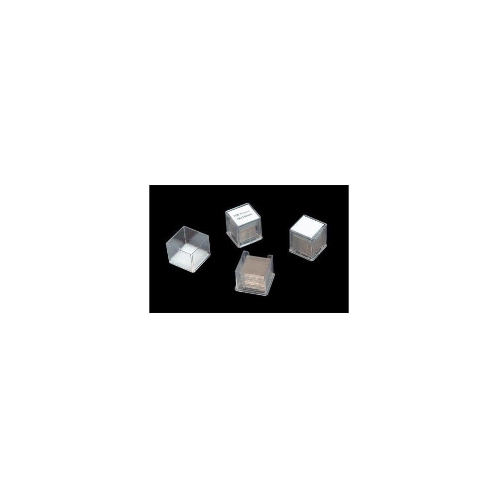Cobreobjectes quadrats 24x24 mm. Capsa 100 peces