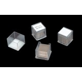 Cobreobjectes quadrats 24x24 mm. Capsa 100 peces