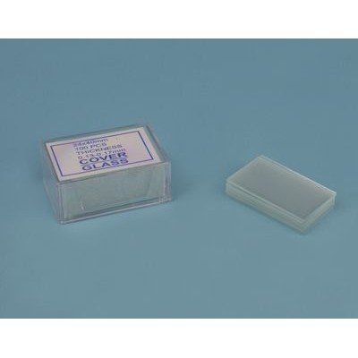 Rectangular coverslips 24x32 mm.  100 pieces box
