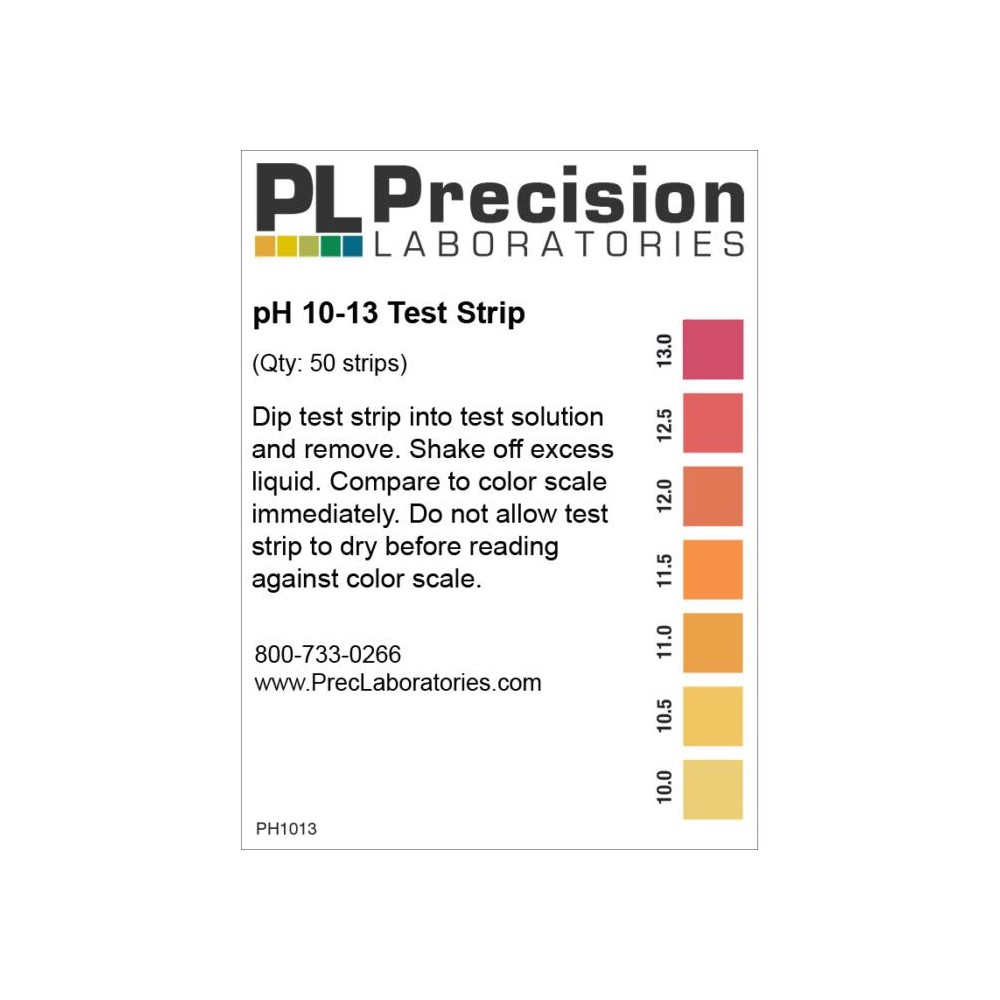 Tires indicadores plàstic pH -6 (0'5 pH) PH-0060-1. Bossa 50 unitats