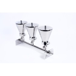 Rampa filtració acer inoxidable FR1X100MC. Capacitat 1x100 m