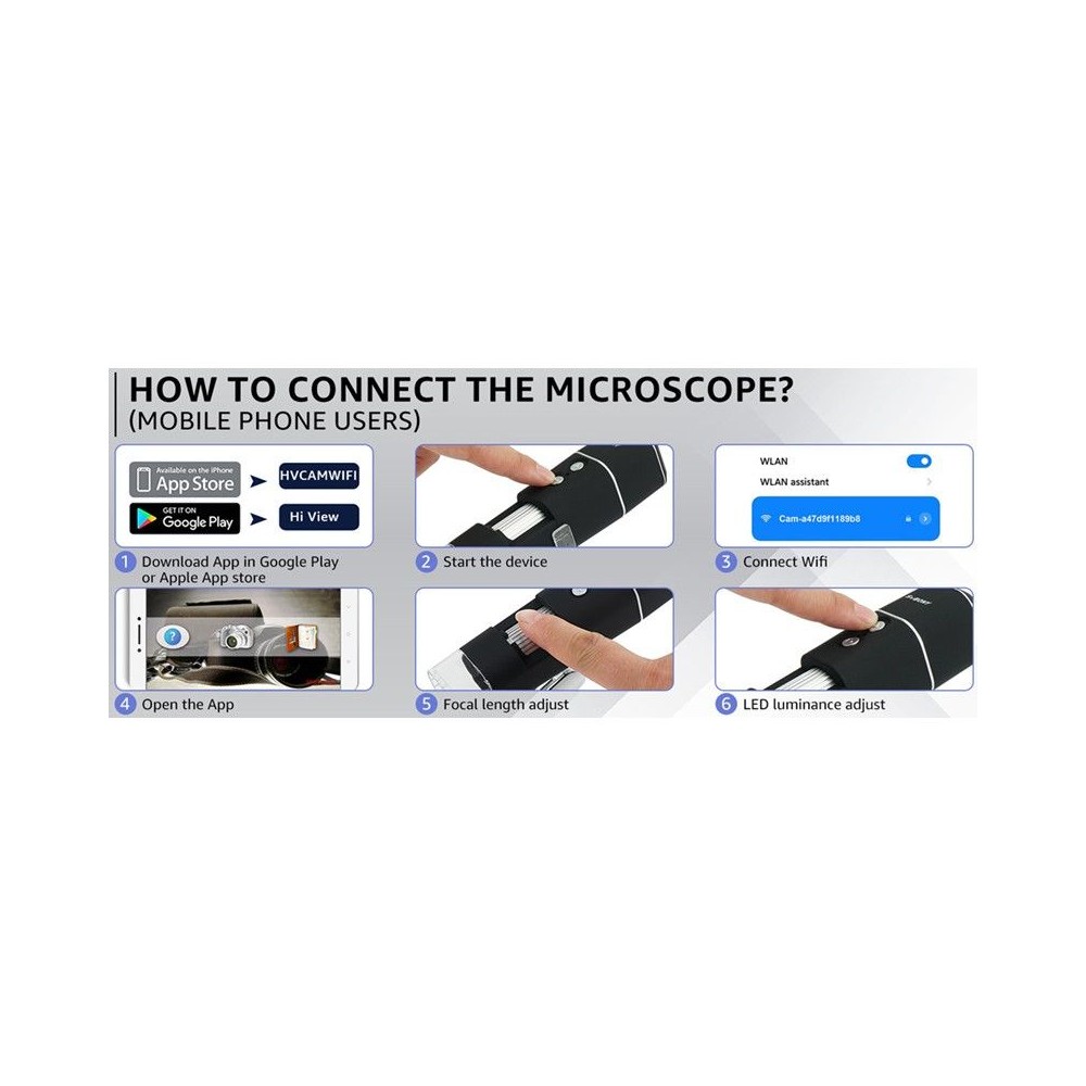 Microscopi digital USB Levenhuk DTX 30. Sensor 2 Mp (20x-230x)