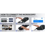 Lupa electrònica Wifiscope Basic-2. USB-Wifi 50x-150x 4K. Peu