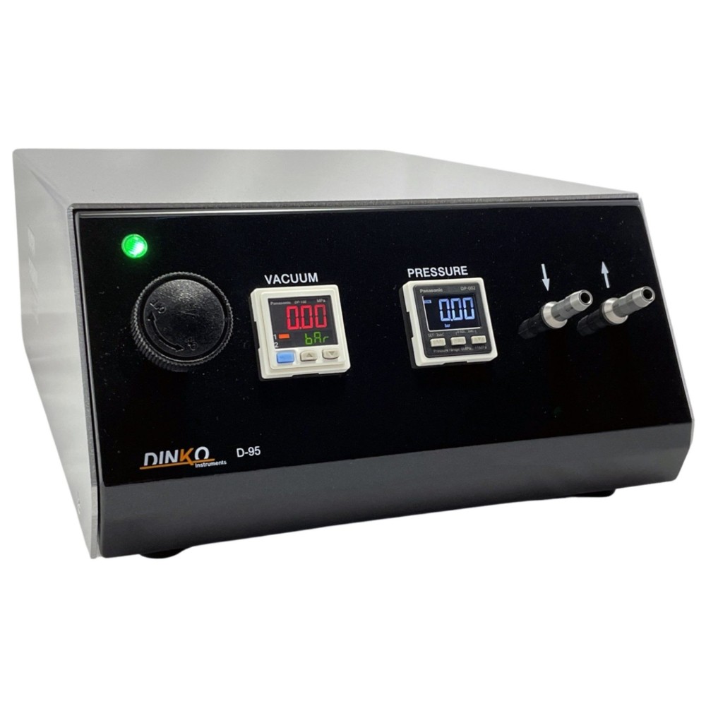 Bomba de vacío membrana Dinko D-9514-10.  Precisión -980 mbar 30 l/min