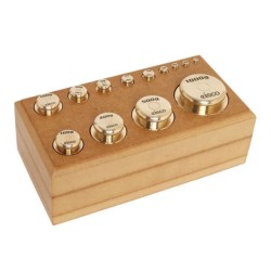 Pesos masses balançes dos plats 2000 g. Joc 1-1000 g en 13 peces