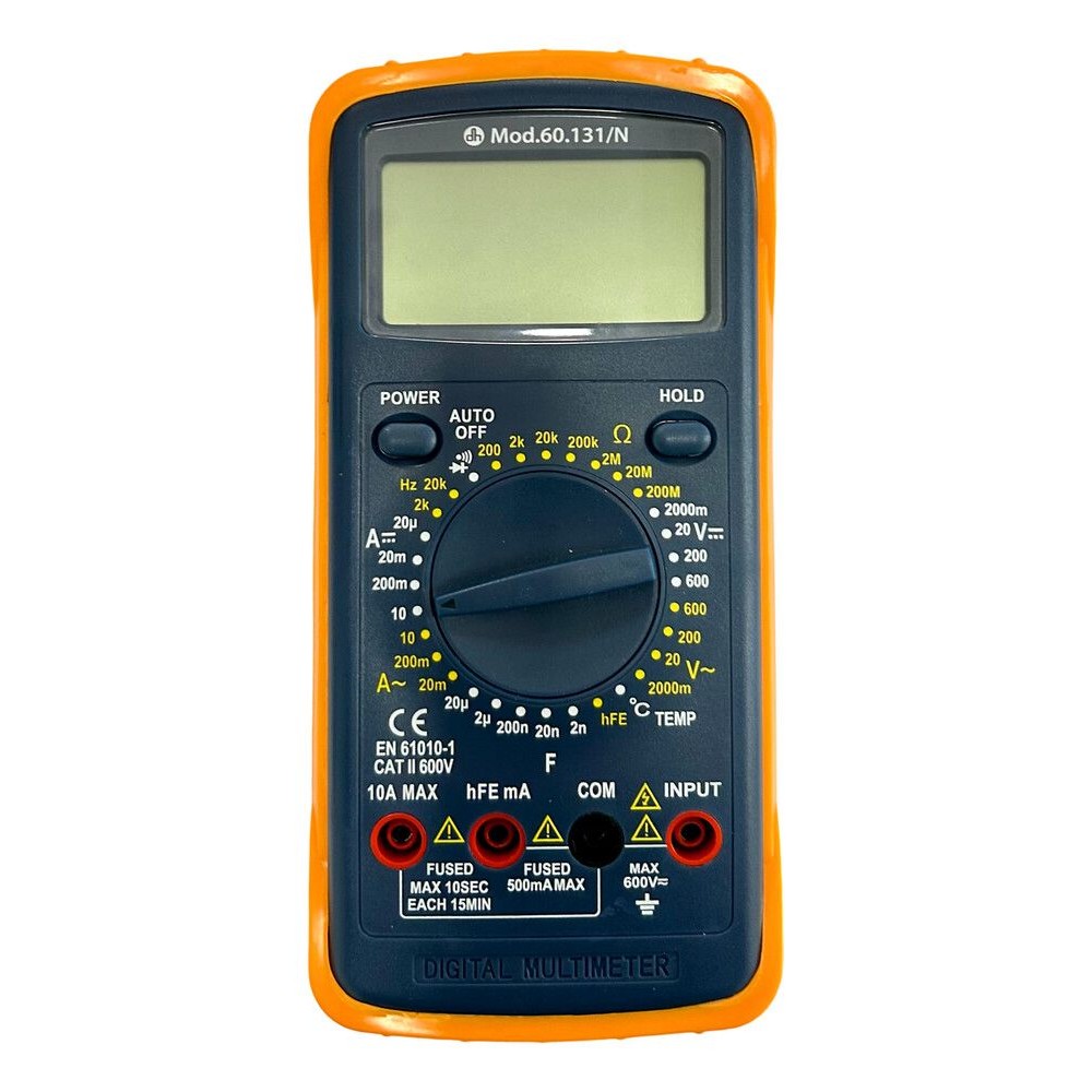 Multímetro digital DH-60131.Vcc-Vca-Acc-Ohm-hFe-Temp