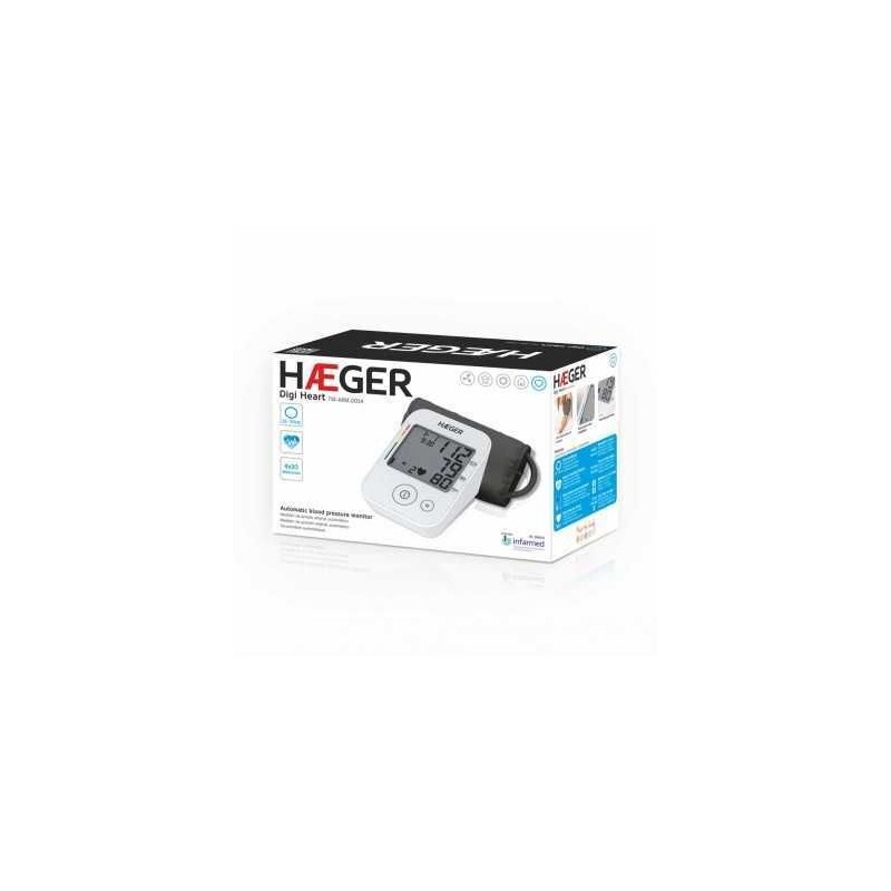 Tensiómetro digital brazo Haeger TM-ARM. Automático 4x30 memorias
