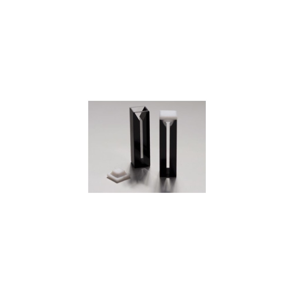 Cubetes espectrofotòmetre quars pas 10 mm 1'0 ml. Capsa 2 unitats