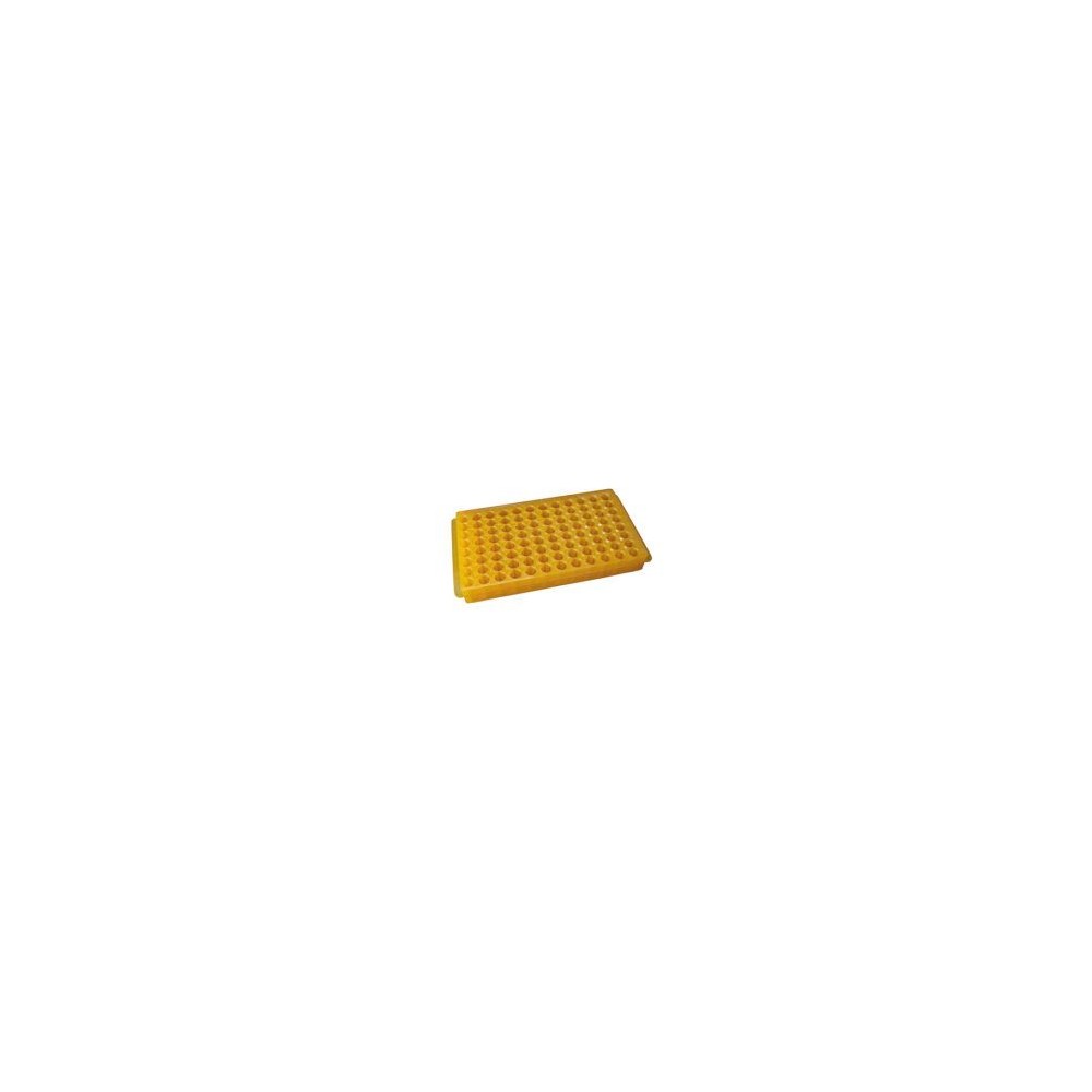 Gradeta plàstic PP reversible 0'5ml/1'5 ml. Capacitat 96 microtubs
