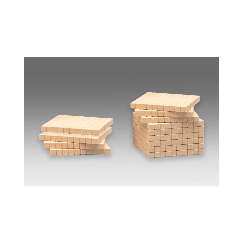 Bloc multibase fusta centena. Mides 10x100x100 mm