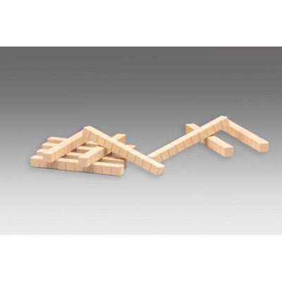 Bloc multibase fusta desena. Mides 10x10x100 mm