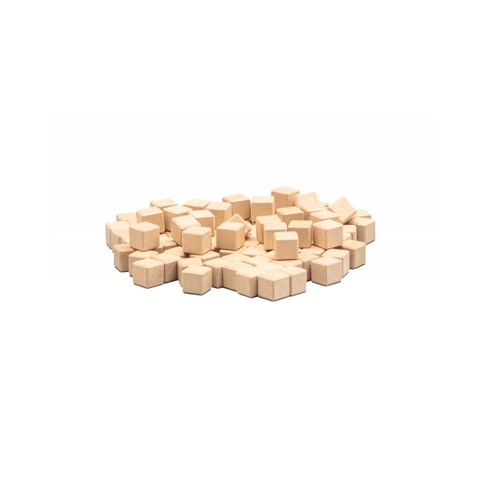 Bloque multibase madera unidad. Medidas 10x10x10 mm