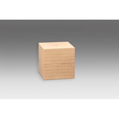 Bloque multibase madera millar. Medidas 100x100x100 mm