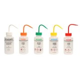 Frasco lavador plástico PELD impreso CKB-014. Acetona 500 ml