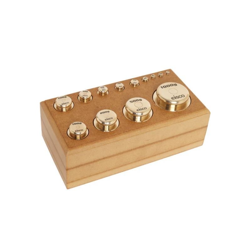 Balança dos plats amb pesos CH0017B-PH0037C. Capacitat 2000 grams en 1 g