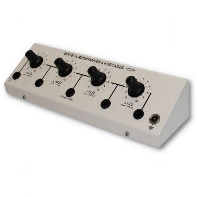 Década 4 resistencias DE-102004. Caja x1ohm...x1Kohm
