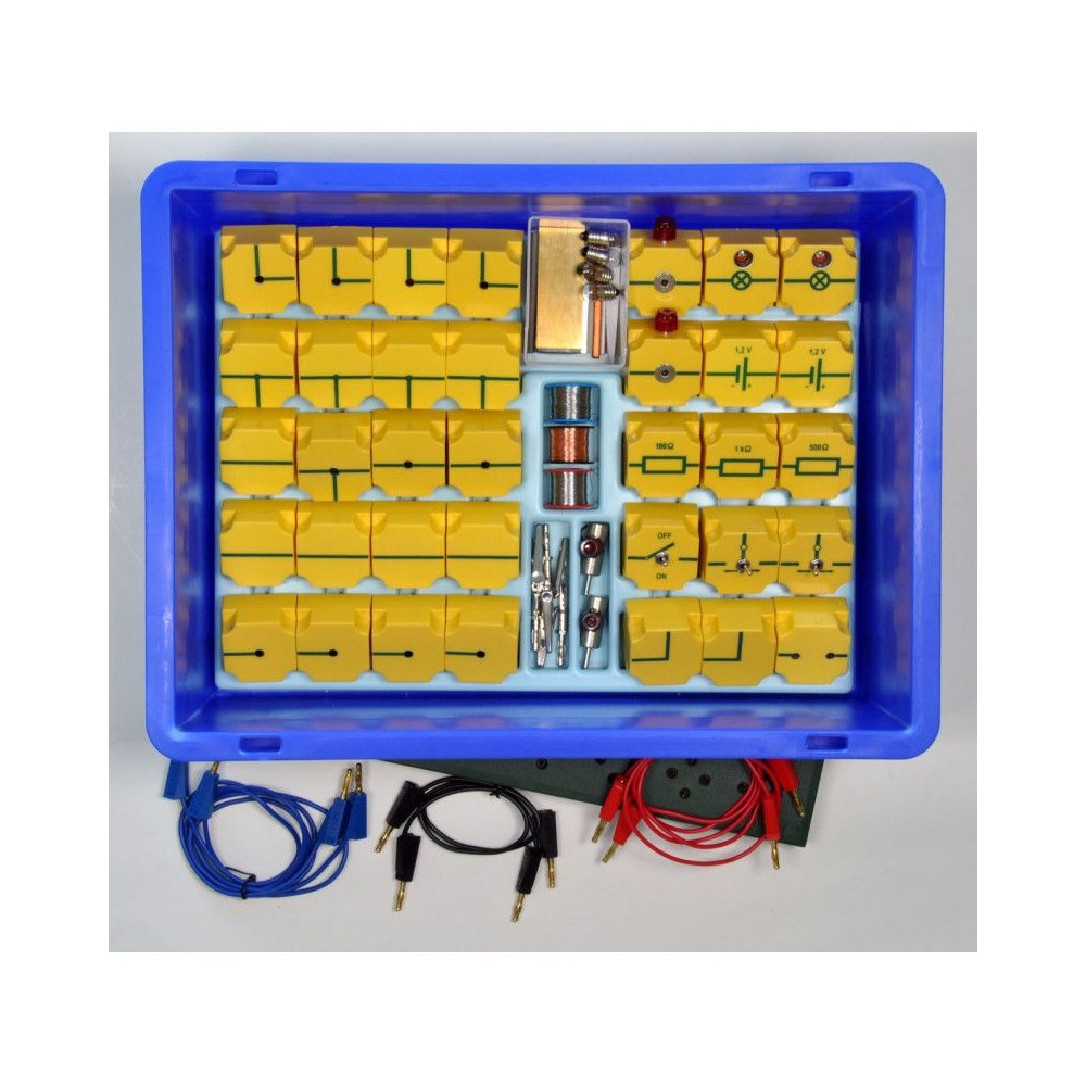 Equipo física NTL P9901-4D. Electricidad 1, 49 experimentos