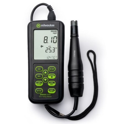 Oxímetre OD portàtil Milwaukee MI-605. Escales OD (mg/l) - OD (%SAT) -gC