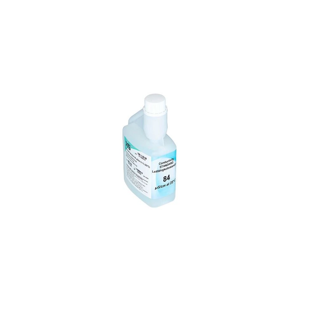 Solución calibrar patrón conductividad 84 uS / cm XS-613. Frasco 500 ml
