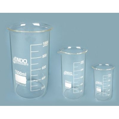 Vasos precipitats vidre Endo 1000 ml. Capsa 6 unitats