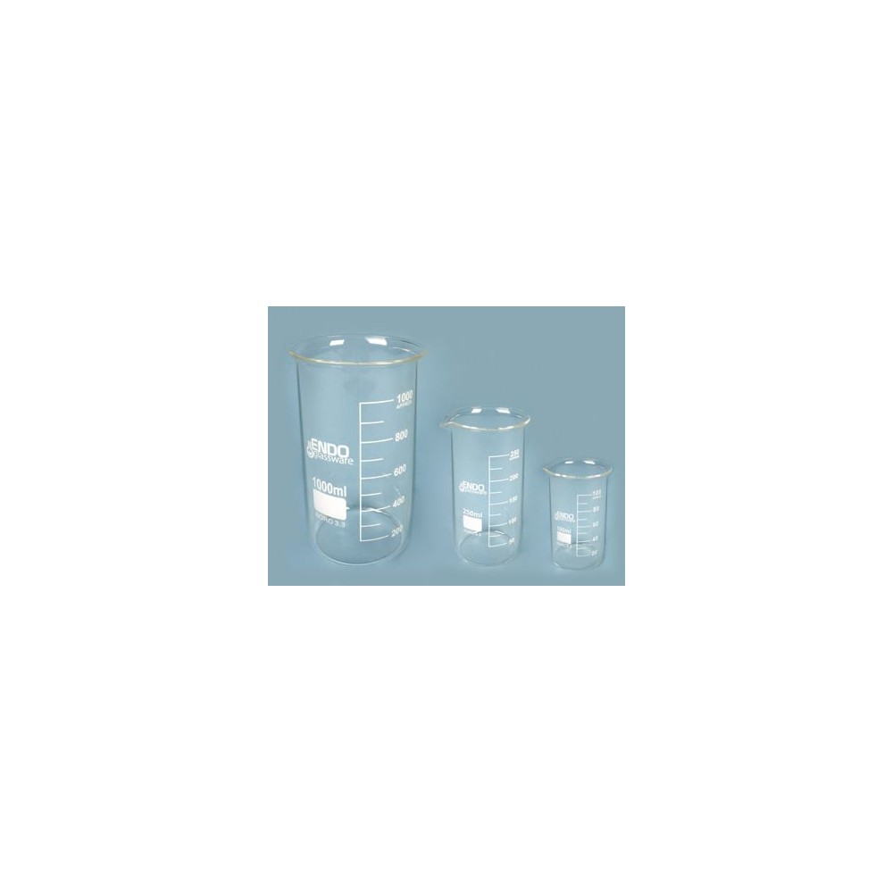 Vasos precipitats vidre Endo 1000 ml. Capsa 6 unitats