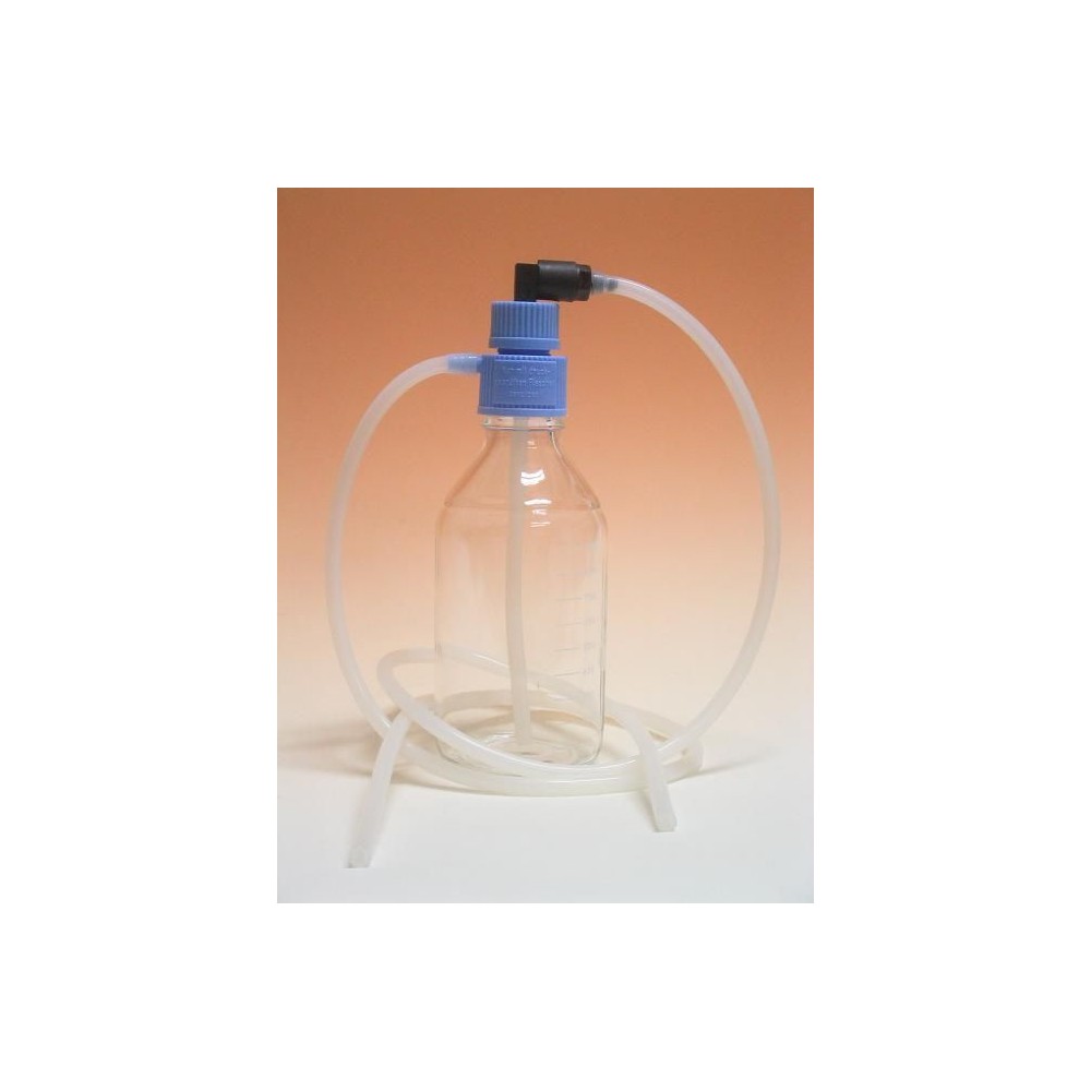 Trampa bomba vacío con conexiones D-9520-00. Capacidad 1000 ml