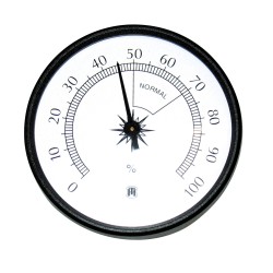 Higròmetre bimetàl·lic Herter 3512. Carcassa plàstic 100 mm