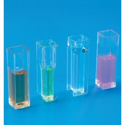 Cubetas espectrofotómetro PMMA semimicro 1'5 ml. Caja 100