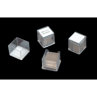 Cobreobjectes quadrats 24x24 mm. Capsa 100 peces