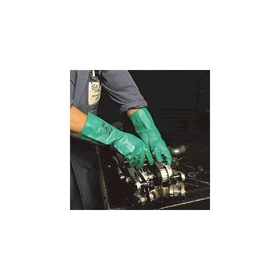 Guants seguretat nitril antiàcids i antidissolvents. Parell