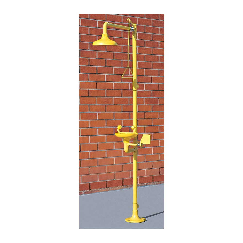 Dutxa i rentalls emergència CA-4220. Columna amb ruixadors ABS