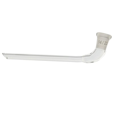 Col·lector colzat esmerilat 14/23. Longitud caiguda 120 mm