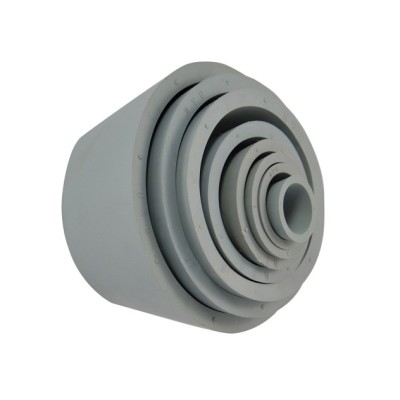 Junta cònica goma per a matrassos Kitasato N-5. Mides 53x33x34 mm