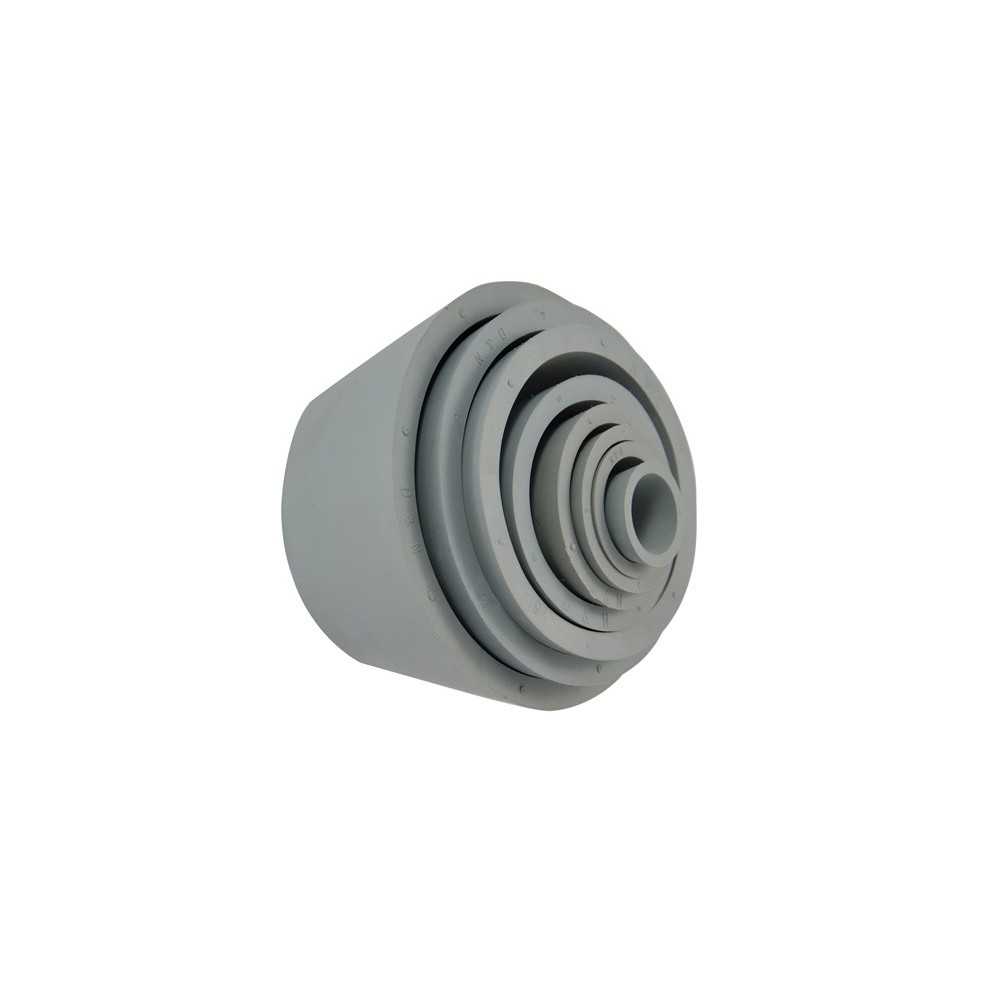 Junta cònica goma per a matrassos Kitasato N-5. Mides 53x33x34 mm