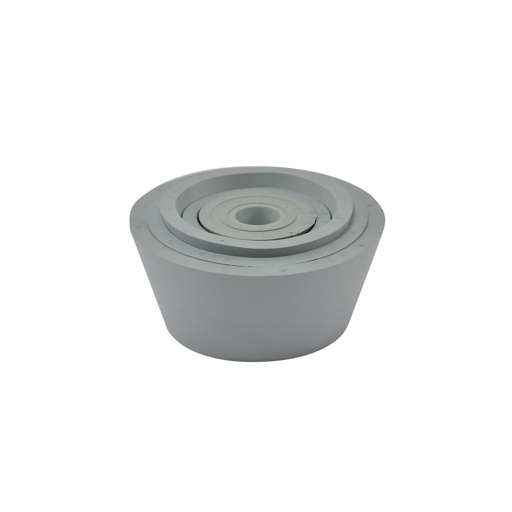 Junta cònica goma per a matrassos Kitasato N-5. Mides 53x33x34 mm