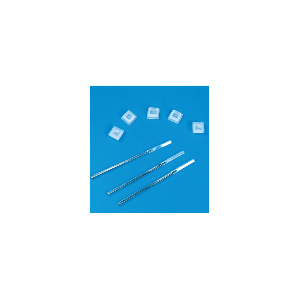 Tapes cubetes espectrofotòmetre plàstic PP 10x10 nm. Capsa 1000