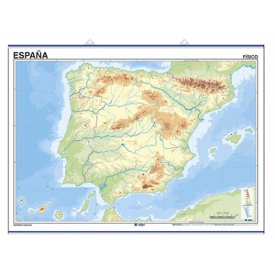 Mapa mural mut retolable 1400x1300 mm. Península ibèrica