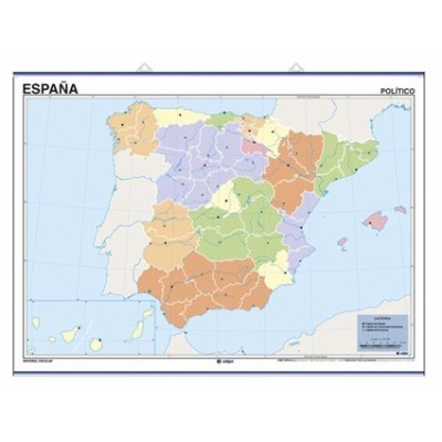 Mapa mural mut retolable 1400x1300 mm. Península ibèrica