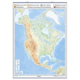 Mapa mural mut retolable 1000x1400 mm. Amèrica del Nord