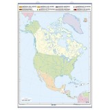 Mapa mural mut retolable 1000x1400 mm. Amèrica del Nord
