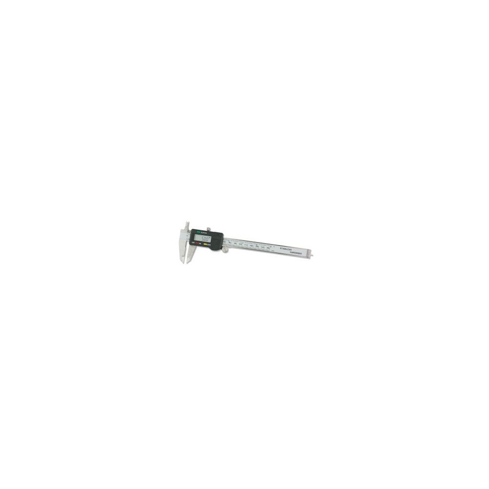 Pie de rey digital acero inoxidable DH-205. Capacidad 150 mm en