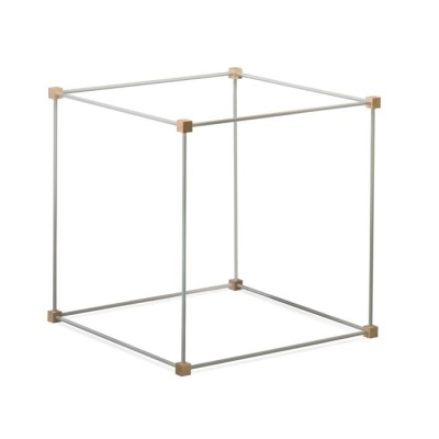 Metre cúbic desmuntable fusta i plàstic. Capsa 20 peces