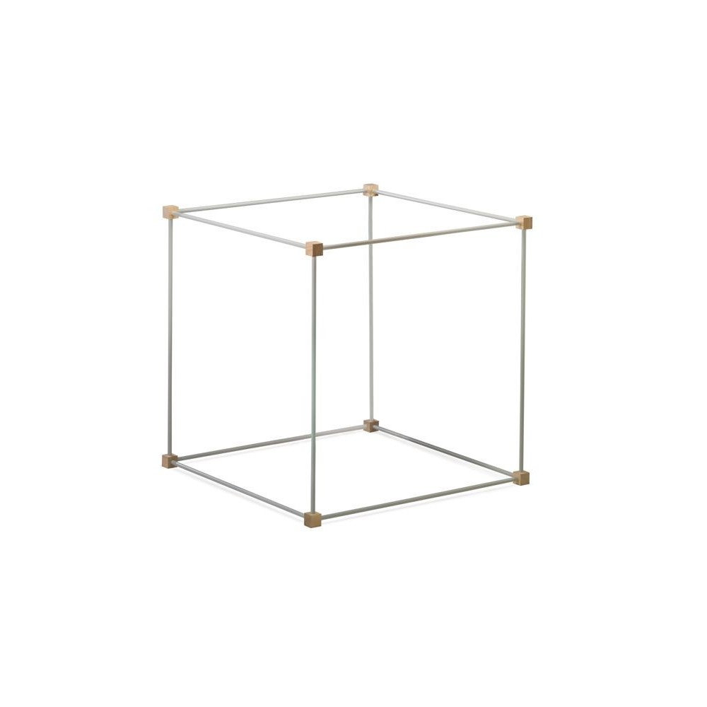 Metre cúbic desmuntable fusta i plàstic. Capsa 20 peces