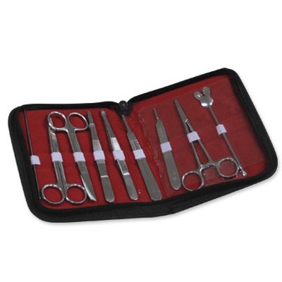 Equip dissecció Bàsic Nahita ED-09. Estoig doble 9 peces