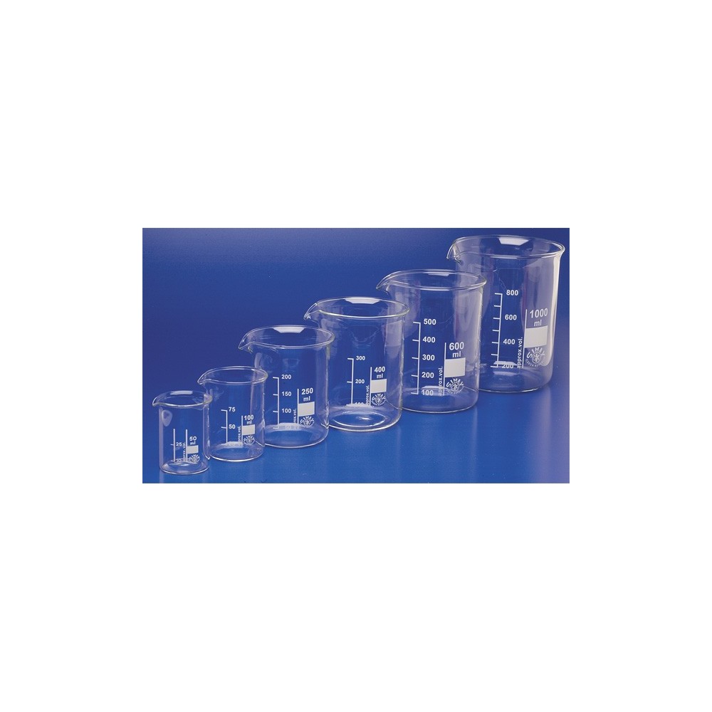 Vasos precipitats vidre Simax 100 ml. Capsa 10 unitats