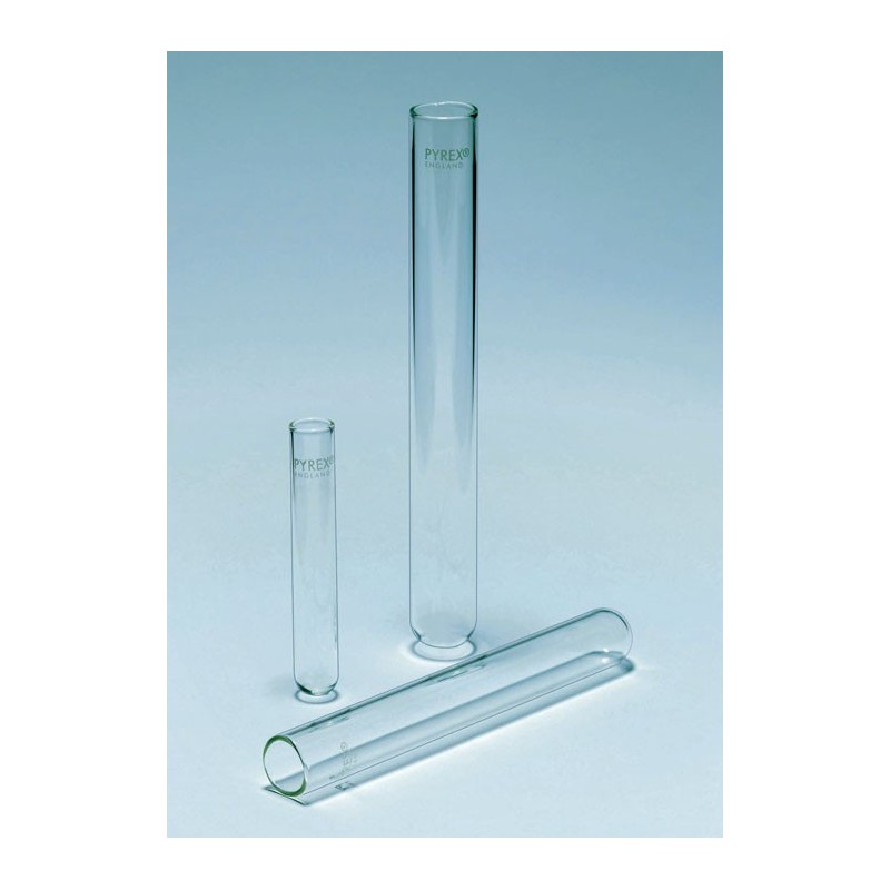 Tubo ensayo vidrio borosilicato Pyrex. Medidas 24x200 mm (73 ml)