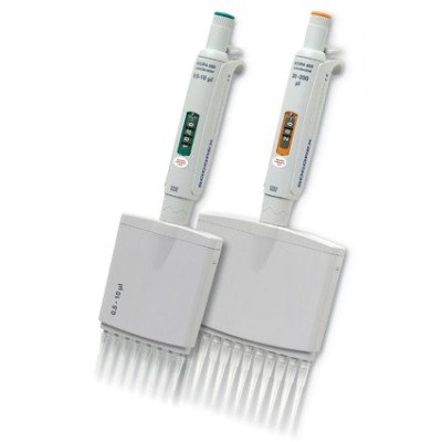 Pipeta automàtica multicanal 12C Socorex Acura 855. Volum