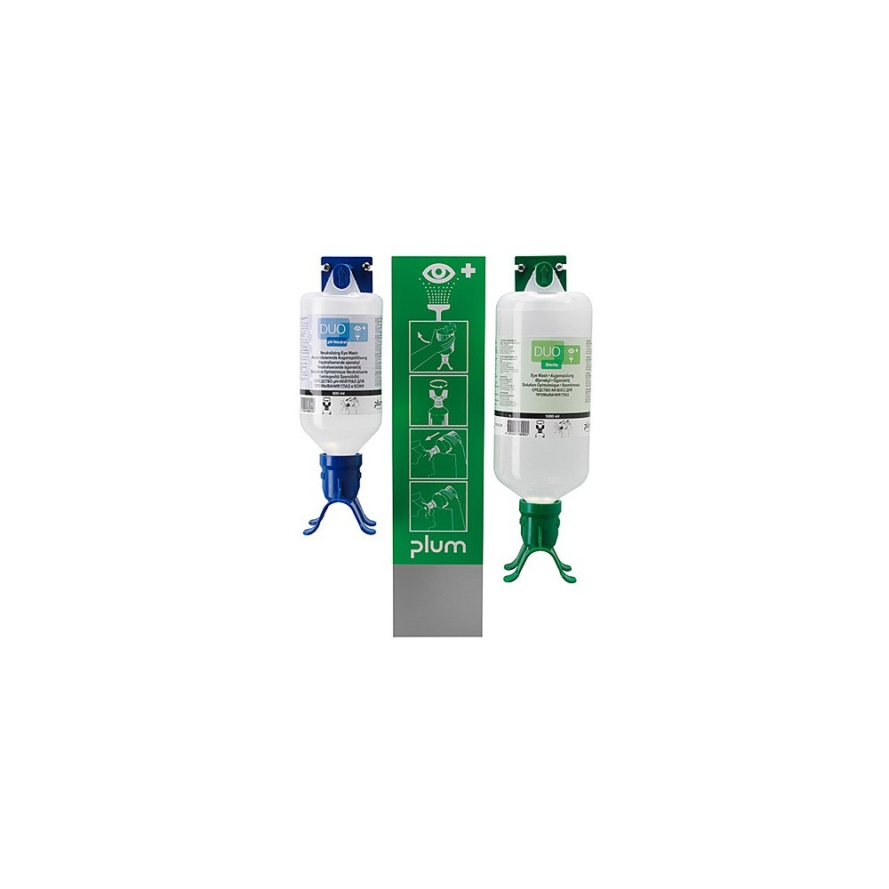 Rentaülls mural dos ulls. Solucions salina i pH